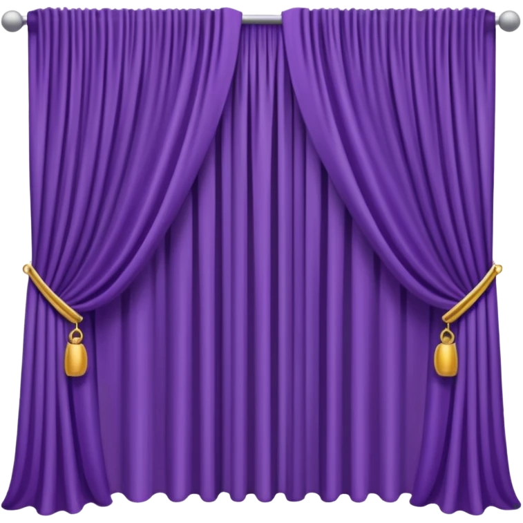 purple curtains open modern emoji