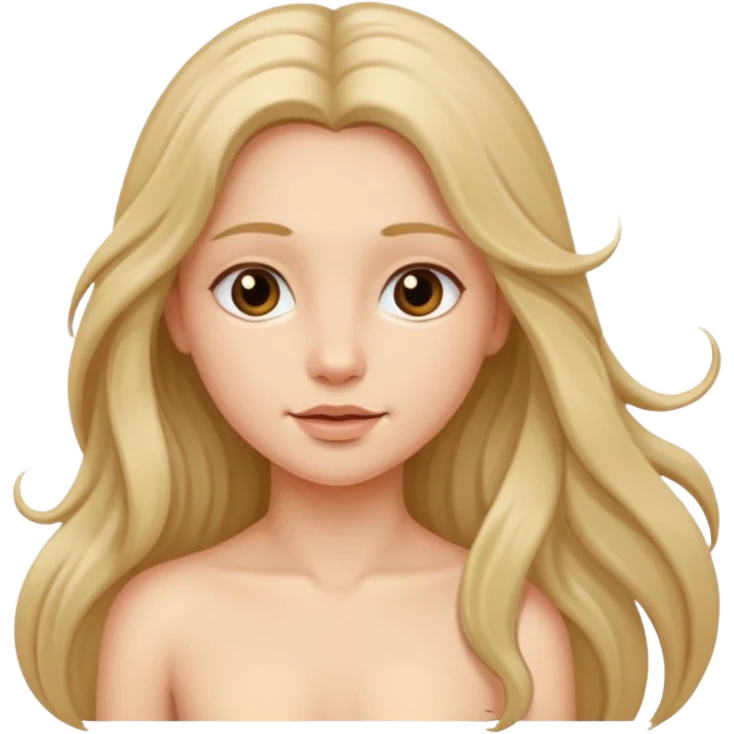 Une fille nues emoji