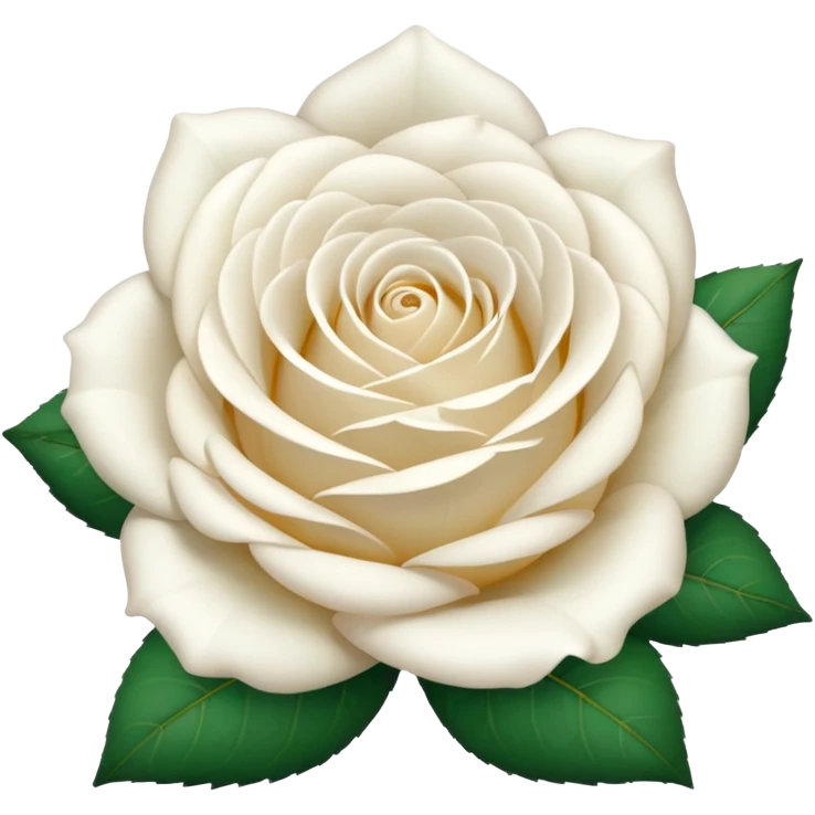 White rose emoji