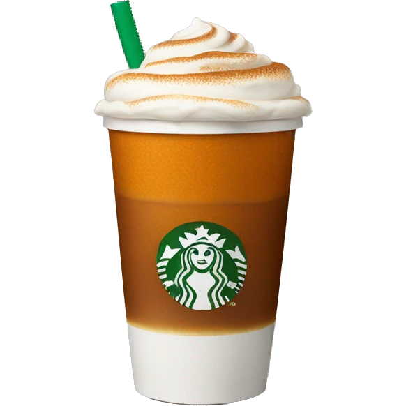 Starbucks Pumpkin Spice Latte emoji