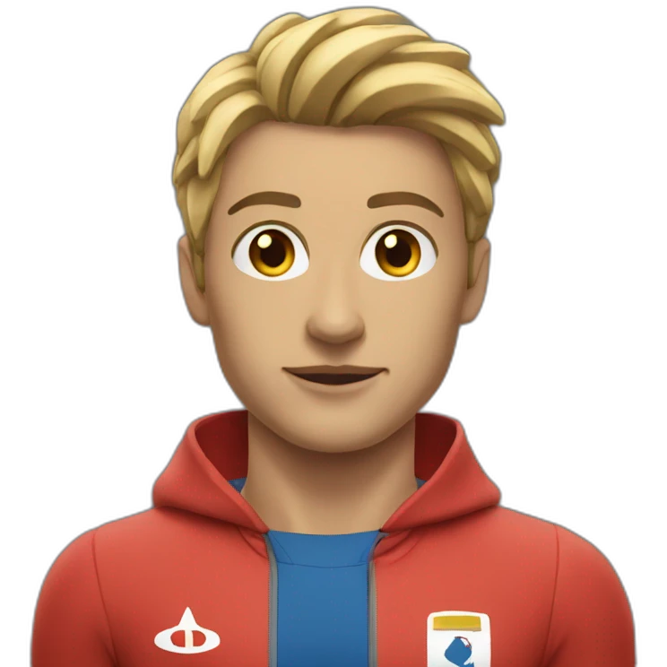 Athlete en départ starts emoji