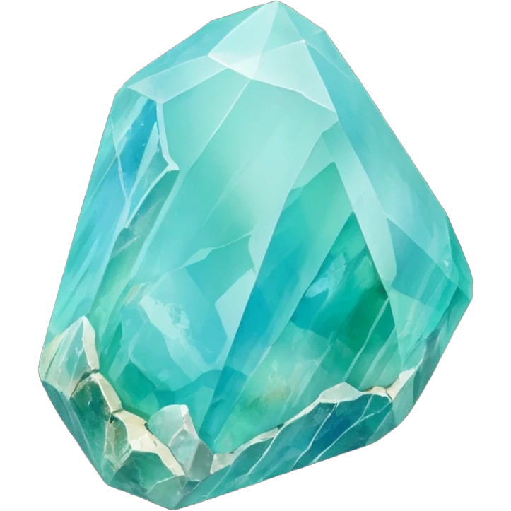 peruvian opal gemstone raw crystal mineral detailed emoji