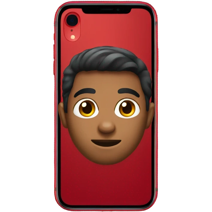 Red iPhone XR emoji