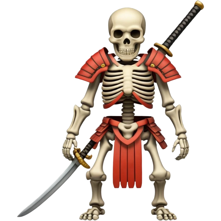 Samurai skeleton  emoji