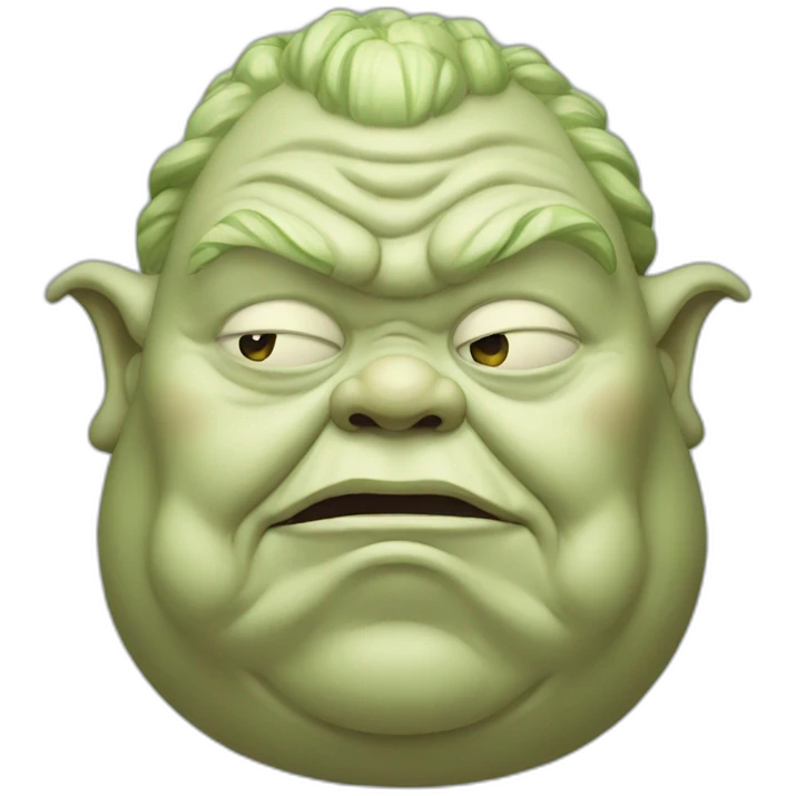 Extreme obese yoda emoji