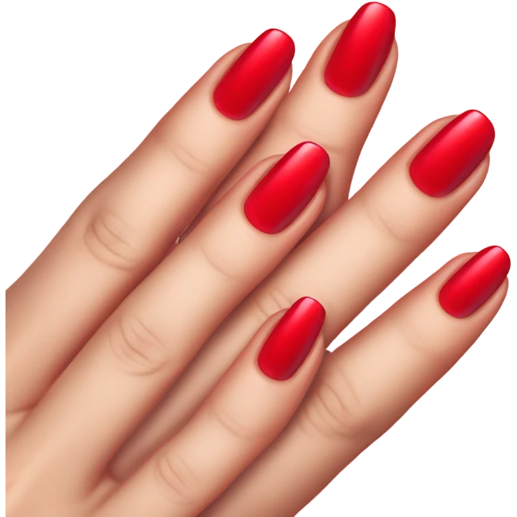 Red nails emoji