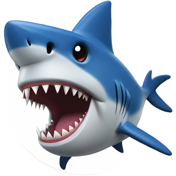 Shark with tattoo and dodgers hat emoji