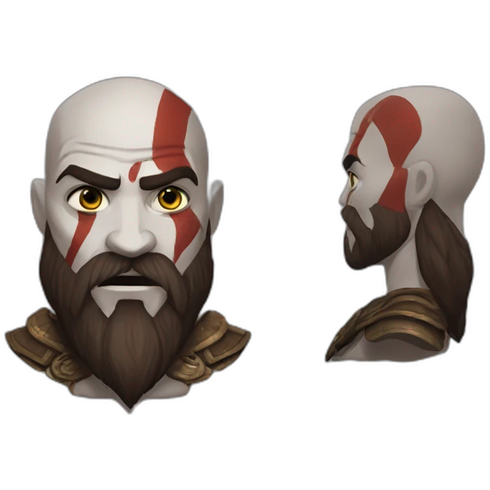 Kratos God of war emoji
