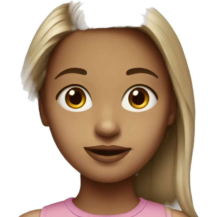 realistic portrait of girl emoji