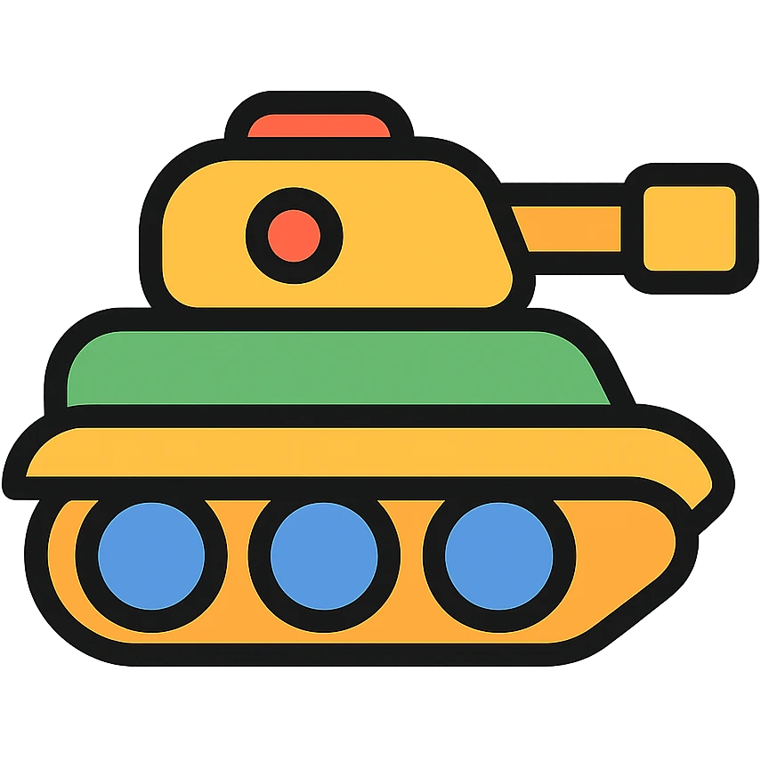 colored tank icon emoji