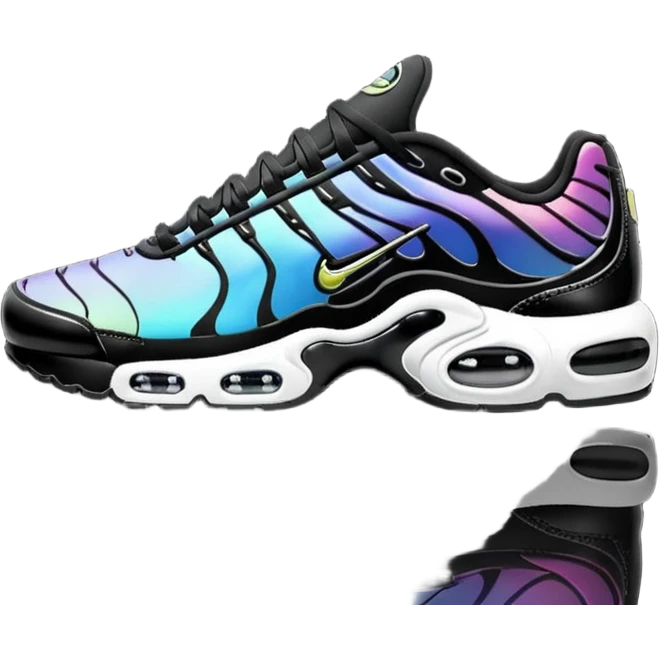 Nike Air Max Plus TN "Black Chrome" emoji
