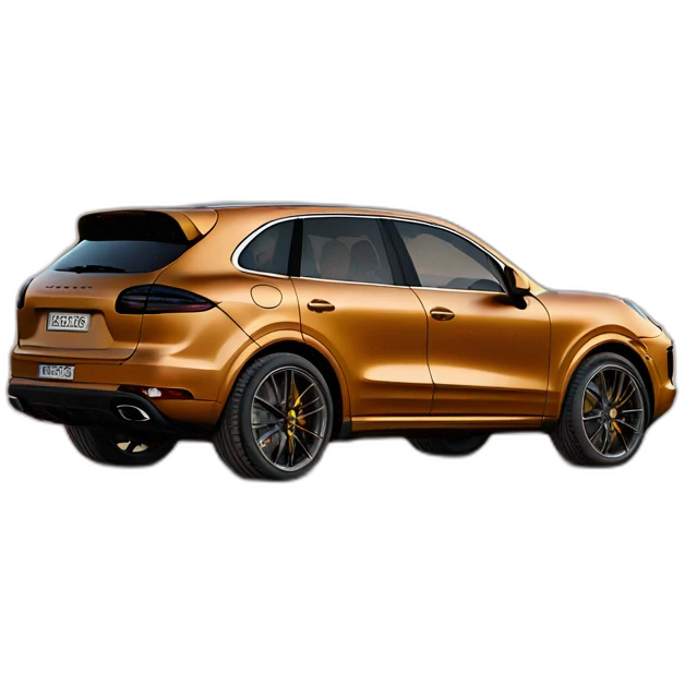 Porsche Cayenne in the sahara emoji