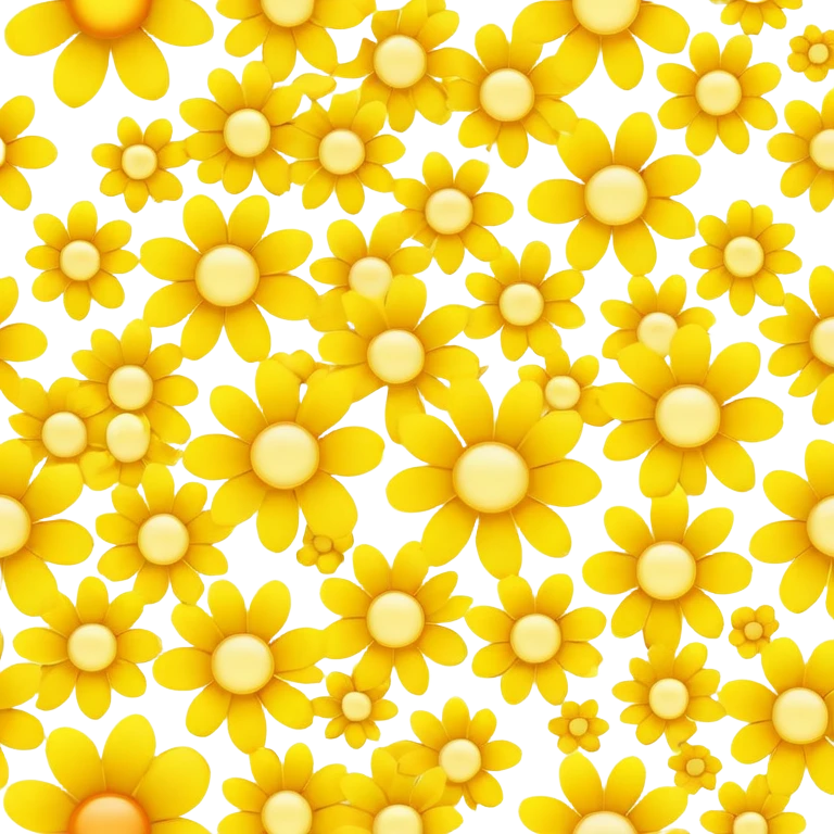 Sunshine flowers emoji