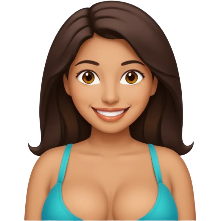 Emoji of big boobs Latina emoji