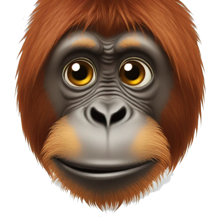 Orangutan love eyes emoji
