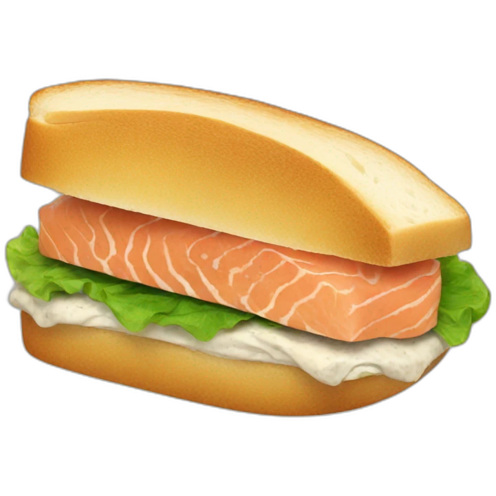 salmon sandwich emoji