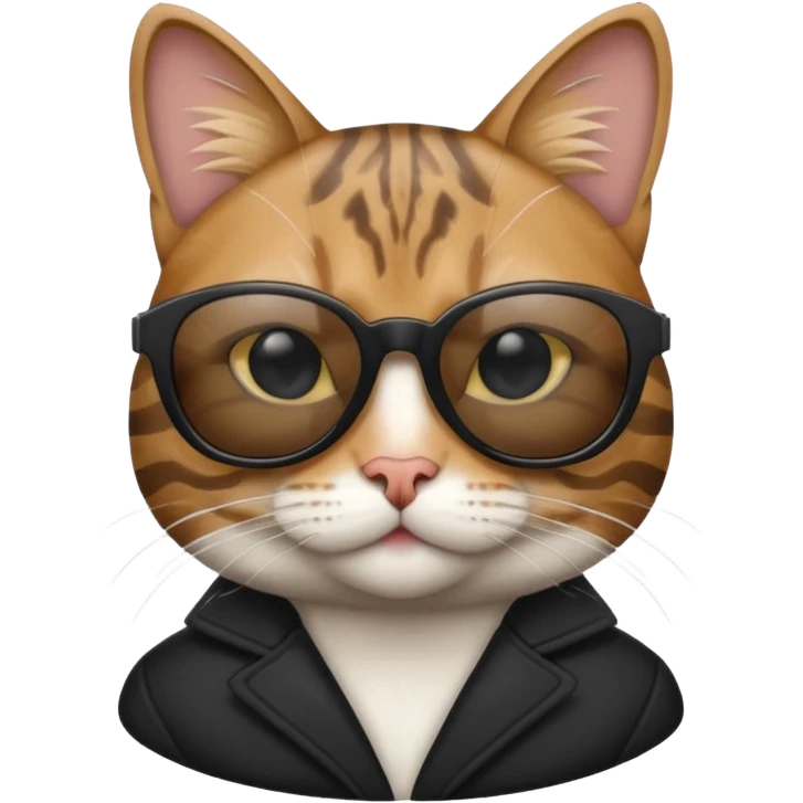 Cat wearing sunglasses emoji