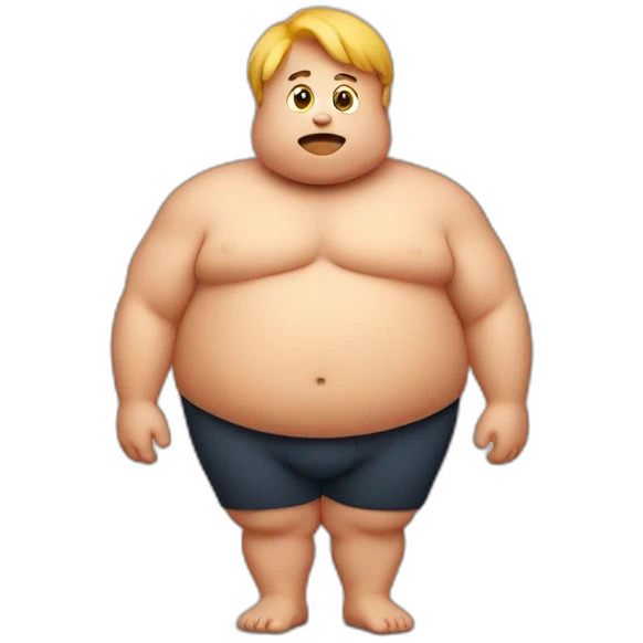 obese with muscles emoji