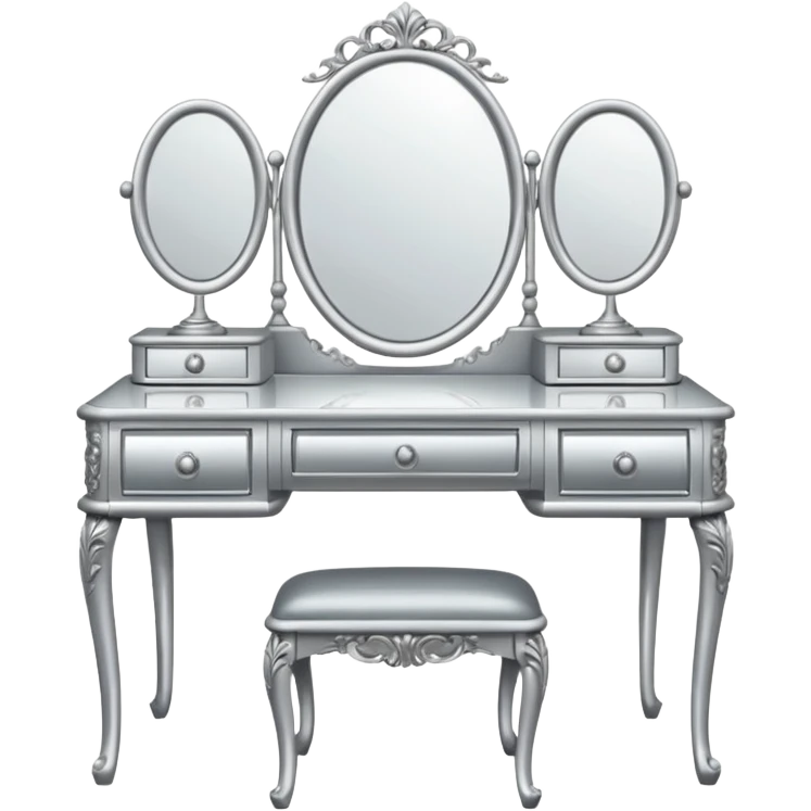 silver DRESSING TABLE emoji