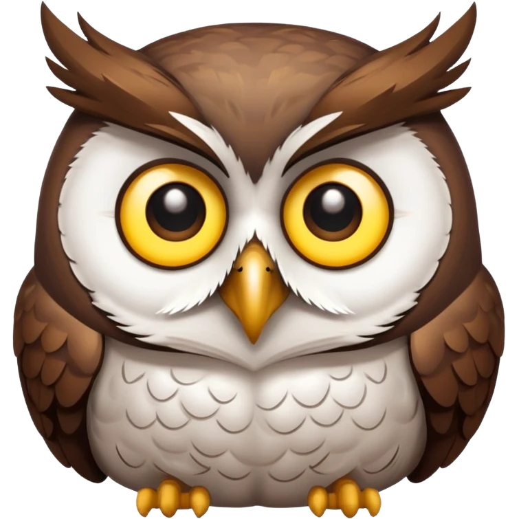 sleepy owl emoji