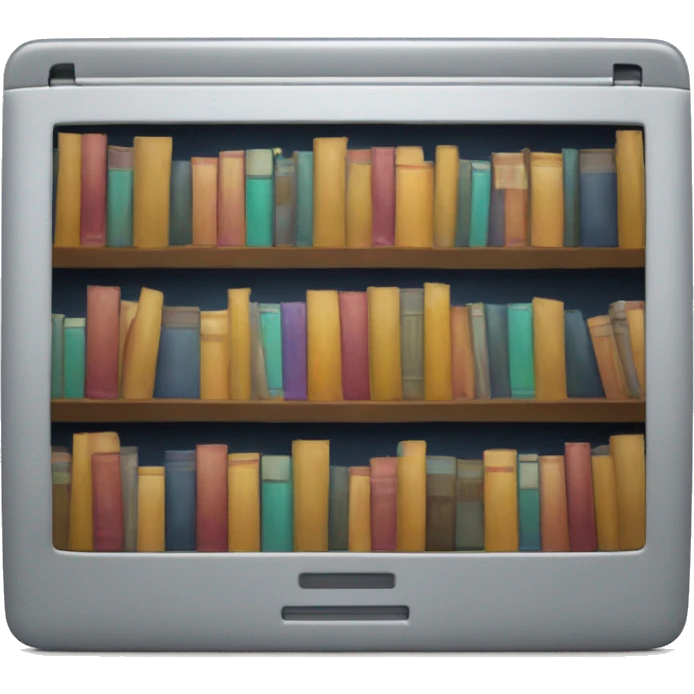 laptop and books emoji