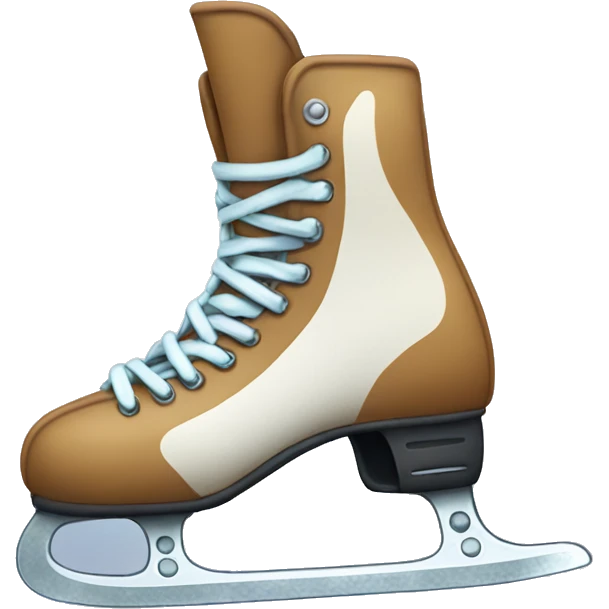 Broken leg from ice skating  emoji