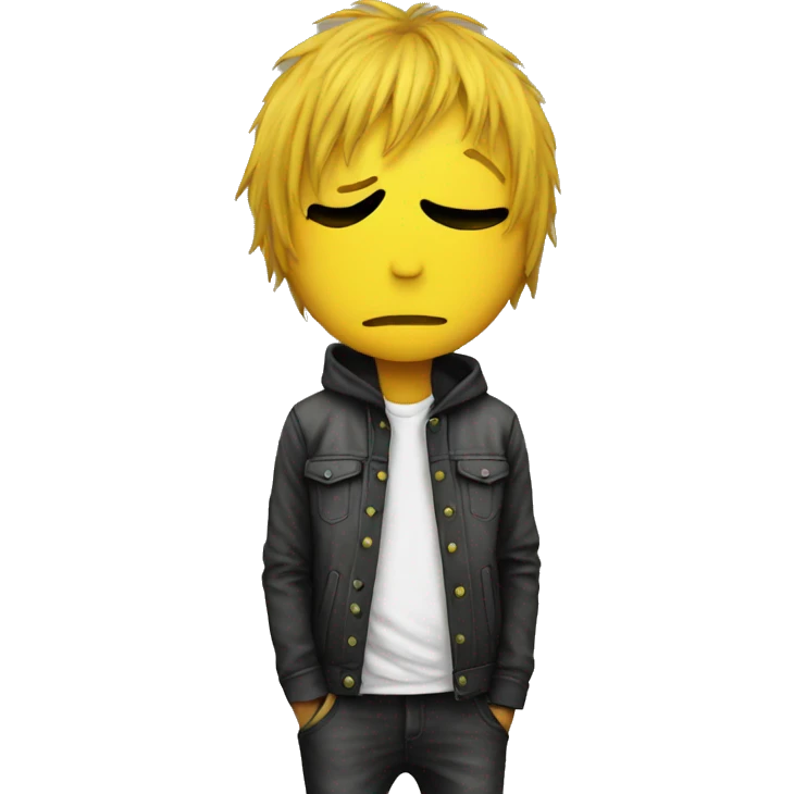emo emoji bu its the regular yellow emoji emoji