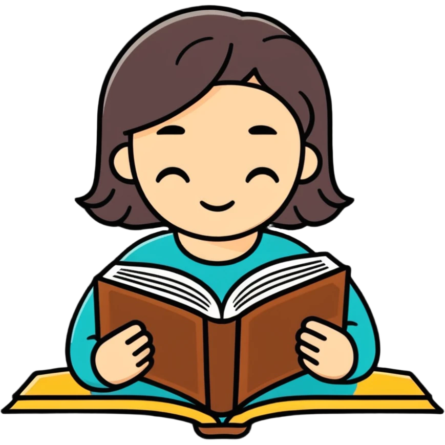 woman reading a bible emoji