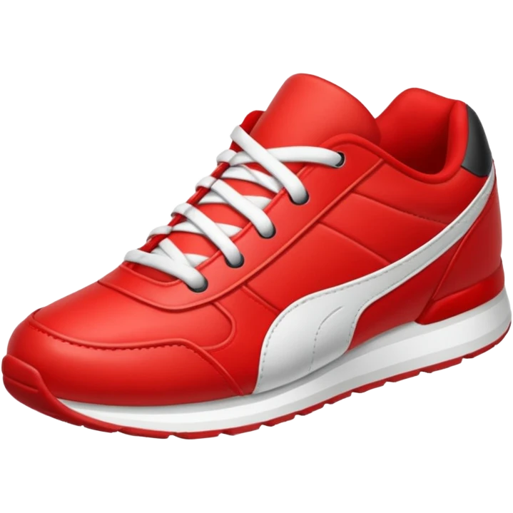 red sport shoe emoji