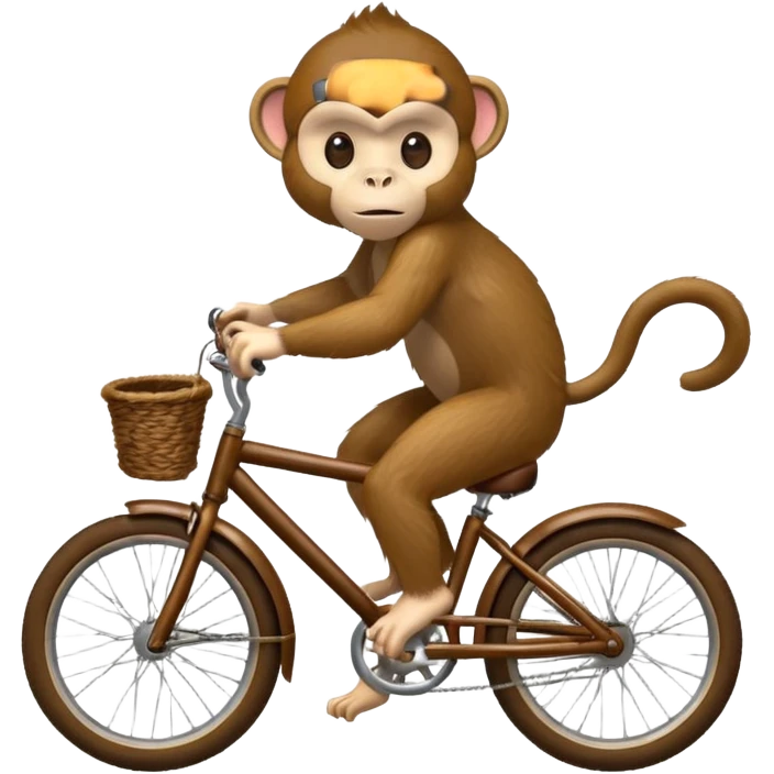 Monkey on bike emoji