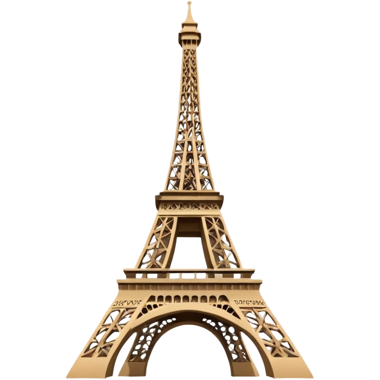 en forme de tour eiffel emoji