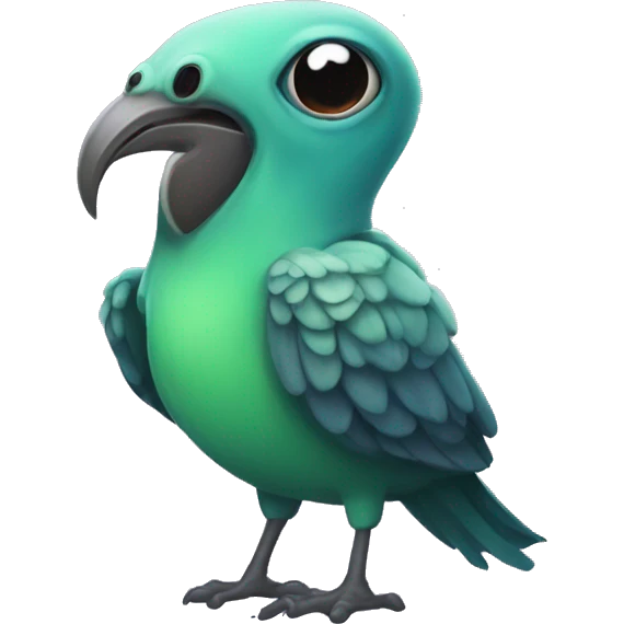 Alien pájaro  emoji