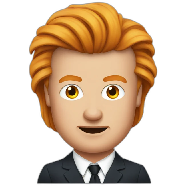 geert wilders als ginger emoji