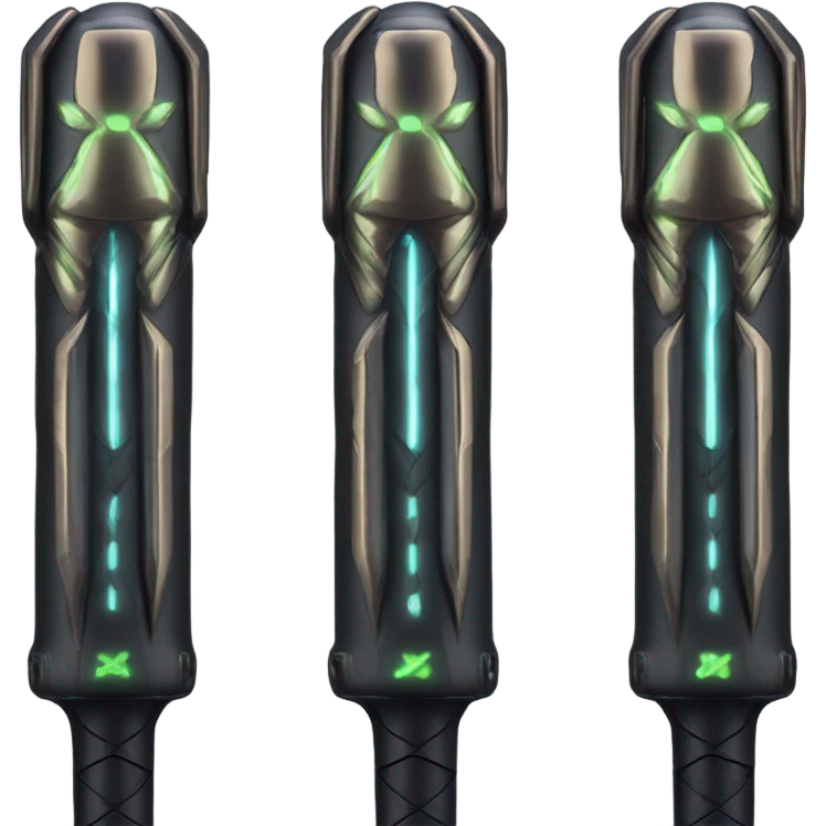 black widow dual electroshock batons emoji