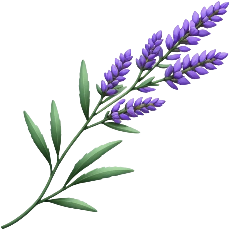Lavender branch  emoji