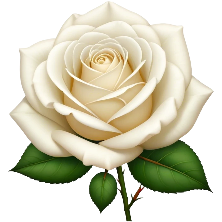 white rose of the species - Félicité et Perpétue emoji