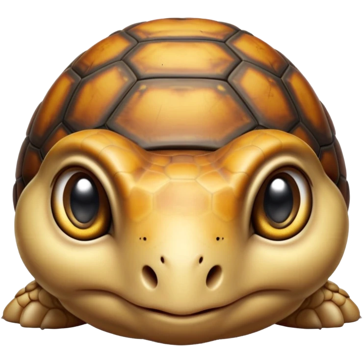 cinematic-baby tortoise-realistic--emoji,,-cute-wise-face-peering-ahead-with-calm-determination,-cute large-eyes-reflecting-centuries of wisdom, emoji