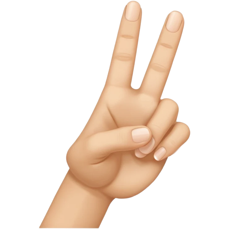 hand, finger pointing, fingers not showing emoji