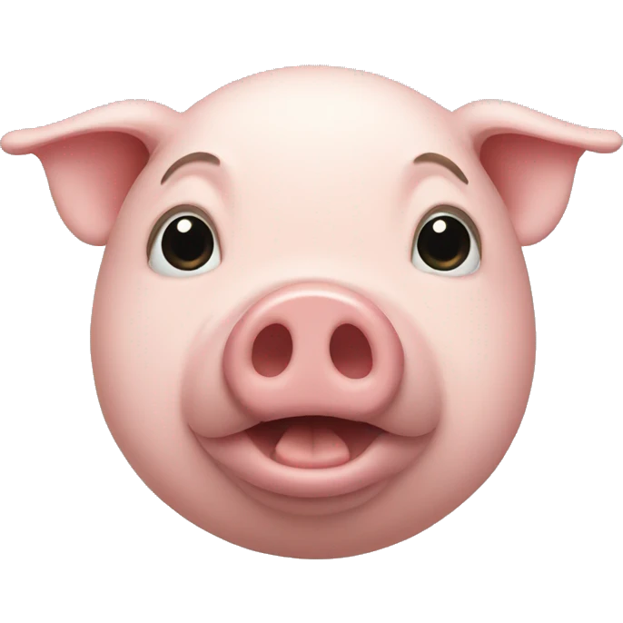 Pig ready to Countdown  emoji