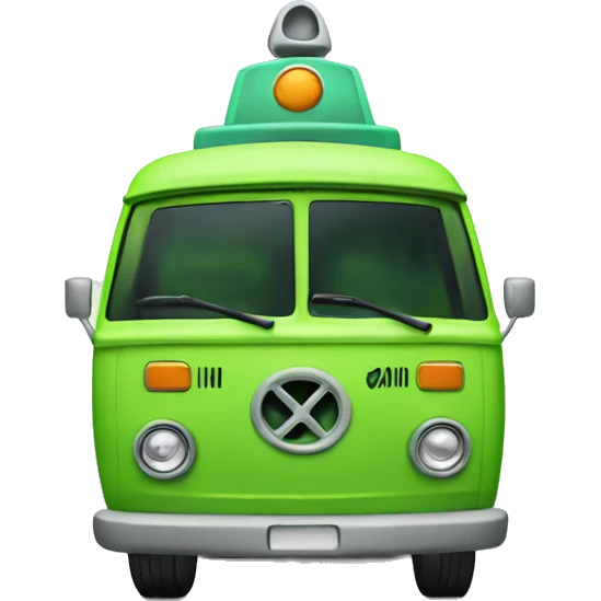 The mystery machine emoji