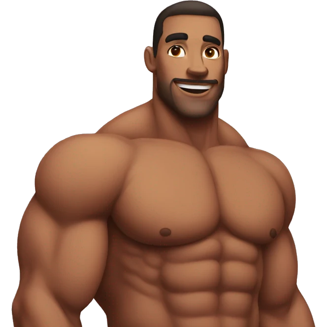 mbig muscular man emoji