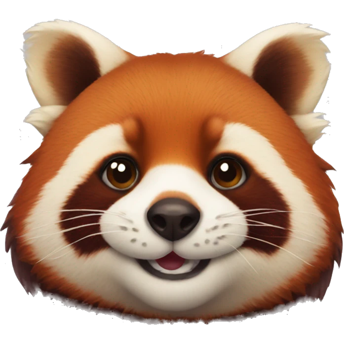 red panda taking a break emoji