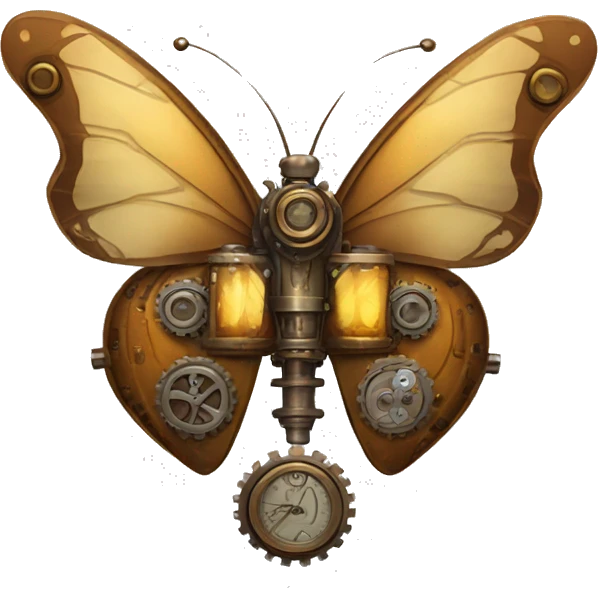 Steampunk Butterfly emoji