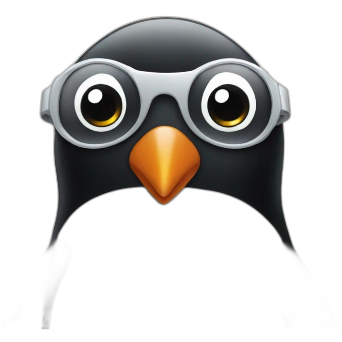 penguin with nomachine emoji