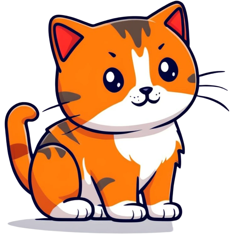 red-haired British cat emoji
