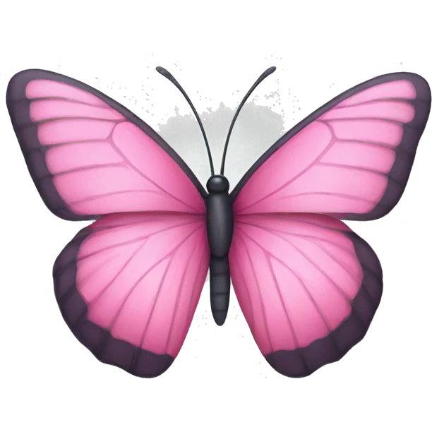 pink butterfly emoji