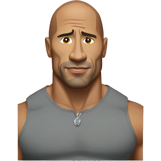 the rock was slim emoji