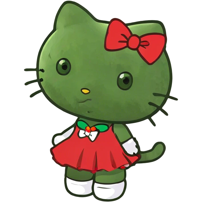 hello kitty mad emoji