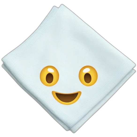 Serviette hygiénique emoji