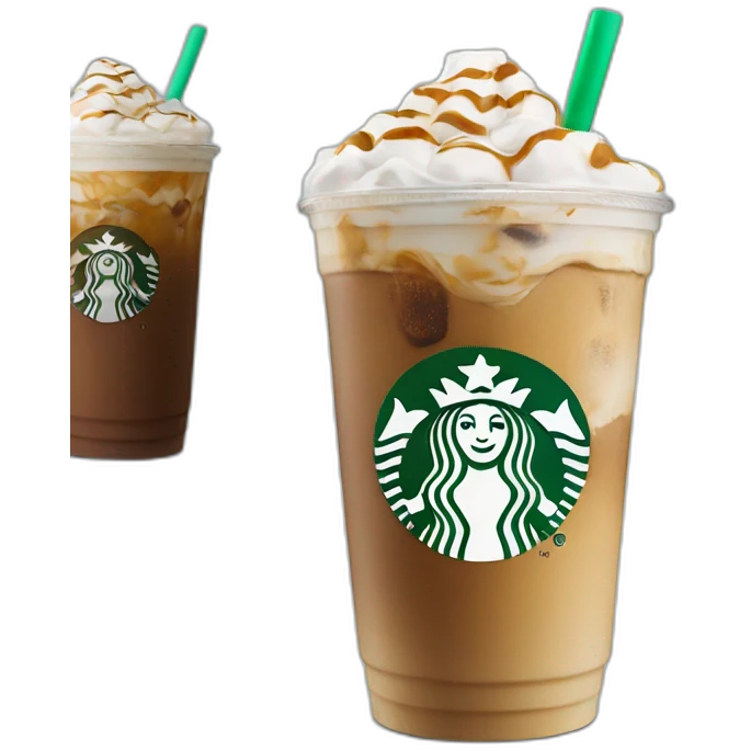 iced latte starbucks emoji